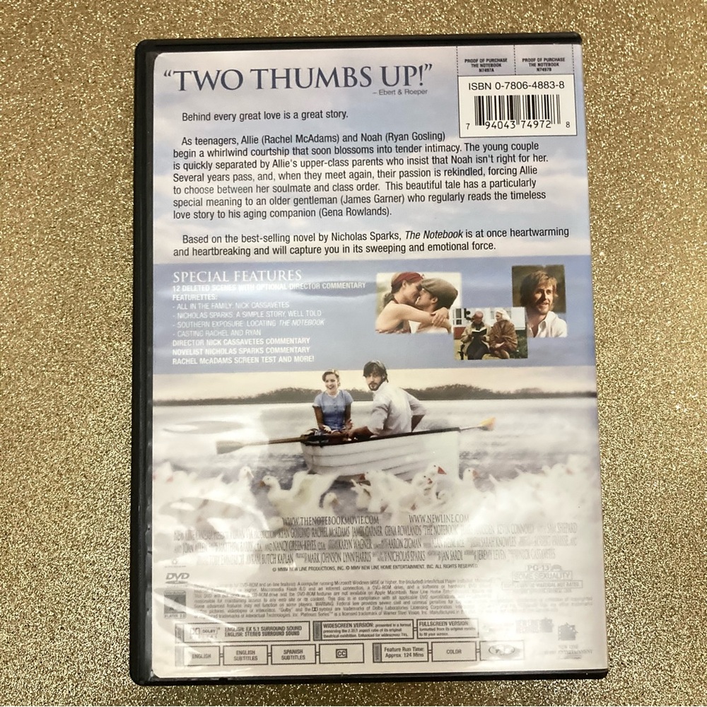 The Notebook DVD - Picture 2 of 2
